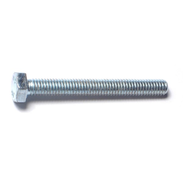 Midwest Fastener Class 8.8, M6-1.00 Hex Head Cap Screw, Zinc Plated Steel, 50 mm L, 12 PK 78326 - main